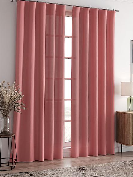 Комплект штор Карес (розовый кварц) - фото 2