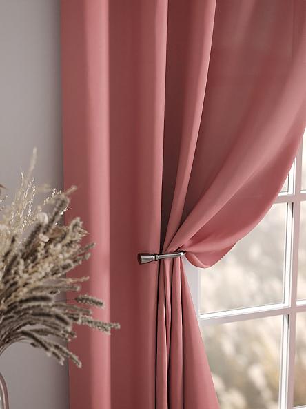 Комплект штор Карес (розовый кварц) - фото 7