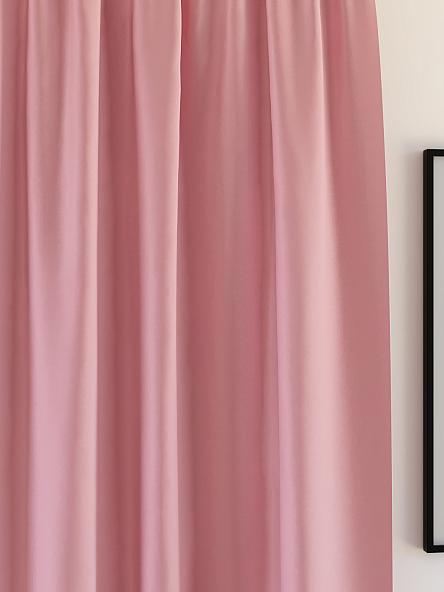 Комплект штор Карес (пастельно-розовый) - фото 2