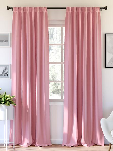 Комплект штор Карес (пастельно-розовый)