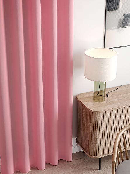 Комплект штор Карес (пастельно-розовый) - фото 3