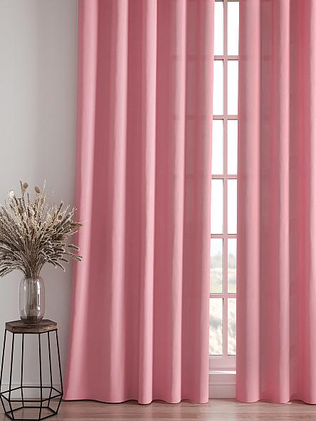 Комплект штор Карес (пастельно-розовый) - фото 4