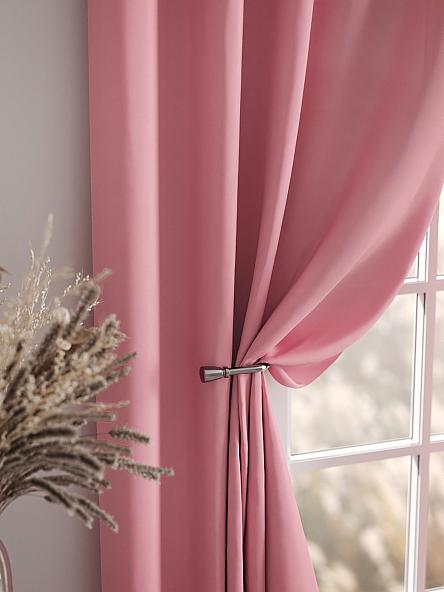 Комплект штор Карес (пастельно-розовый) - фото 7