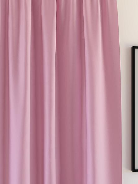 Комплект штор Карес (розовый) - фото 2