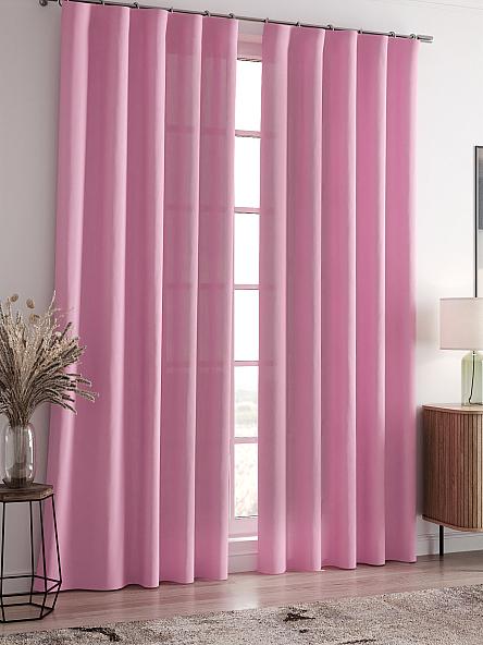 Комплект штор Карес (розовый) - фото 2