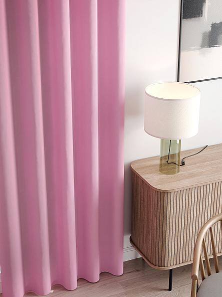 Комплект штор Карес (розовый) - фото 3