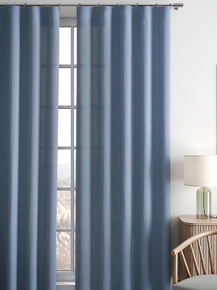 Комплект штор Карес (пыльно-синий) - фото 5