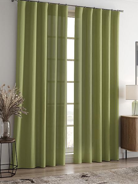 Комплект штор Карес (фисташковый) - фото 2