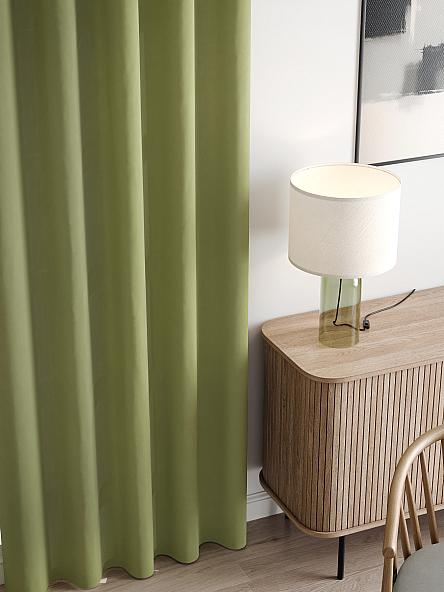 Комплект штор Карес (фисташковый) - фото 3