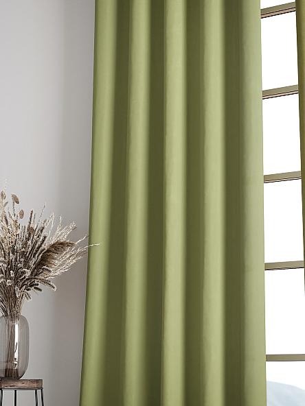 Комплект штор Карес (фисташковый) - фото 6