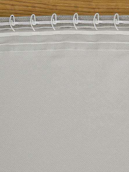 Портьера Мензол (серый) - 320 см - фото 9