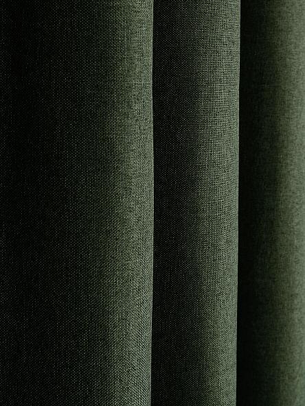 Портьера Элуи (темно-зеленый) - 300 см - фото 3
