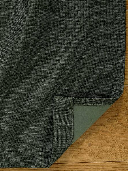 Портьера Элуи (темно-зеленый) - 250 см - фото 4