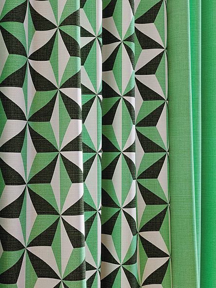 Комплект штор Лидрос (зеленый) - фото 2