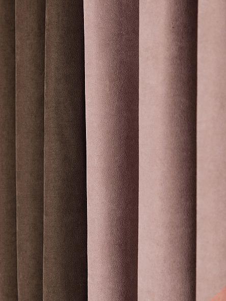 Комплект штор Клом (коричнево-пудровый) - фото 3