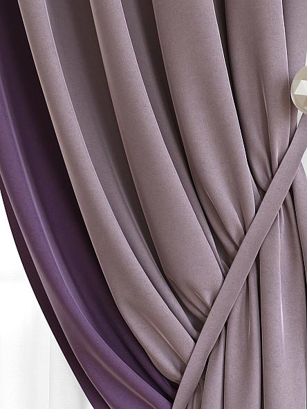 Комплект штор Твеон (сиренево-фиолетовый) 290 см - фото 3
