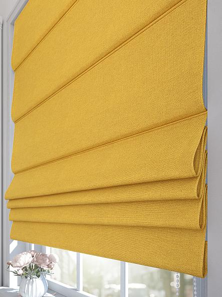 Римская штора Зейвис (желтый) - ширина 120 см