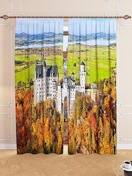 Комплект фотоштор Замок баварского короля осенью - фото 2