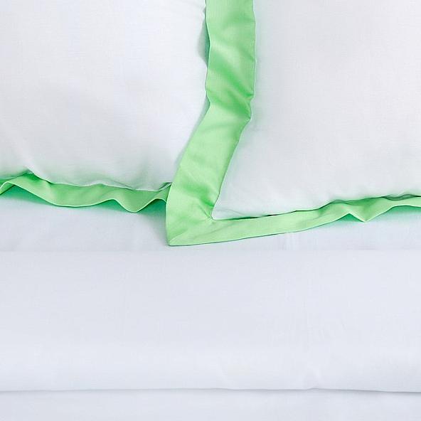 Постельное белье Тэпси (белый-зеленый) - фото 9