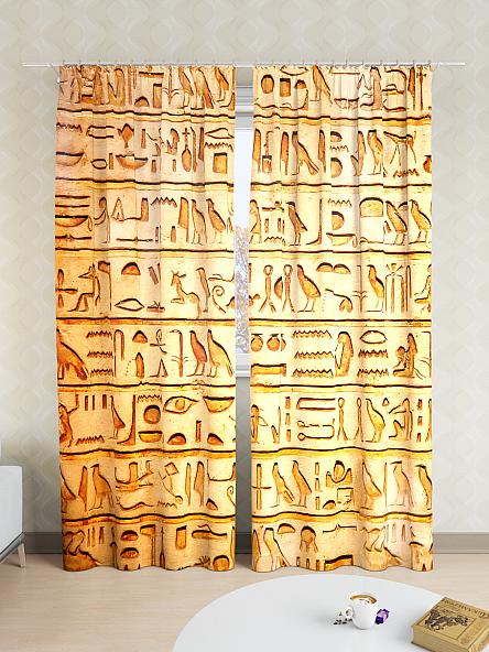 Комплект фотоштор Египетские иероглифы - фото 2