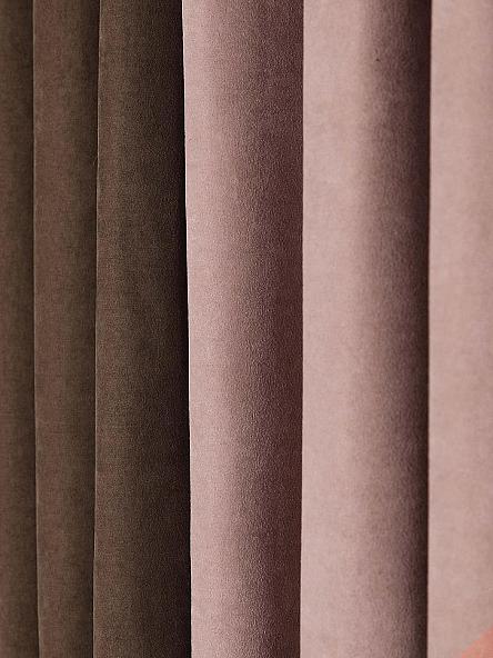 Комплект штор Клоум (коричнево-пудровый) - фото 3