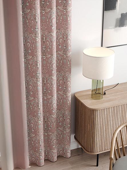 Комплект штор Честин (розовый) - фото 3