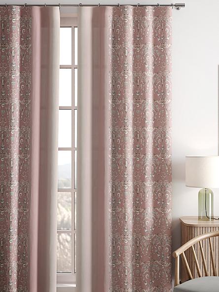 Комплект штор Честин (розовый) - фото 5