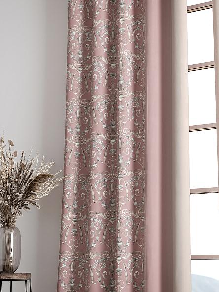 Комплект штор Честин (розовый) - фото 6