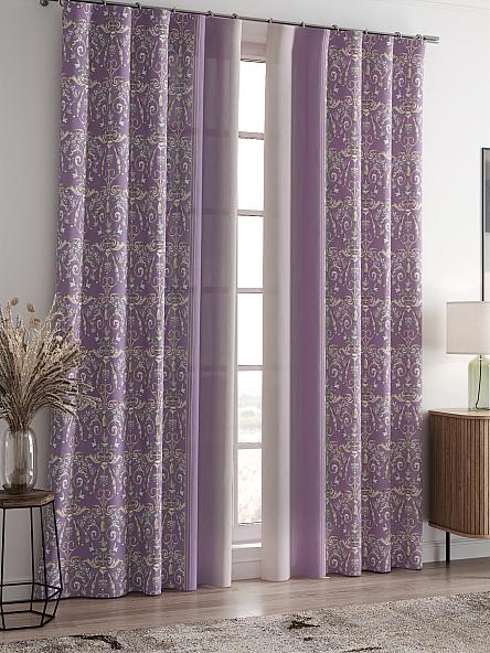 Комплект штор Честин (сиреневый) - фото 2