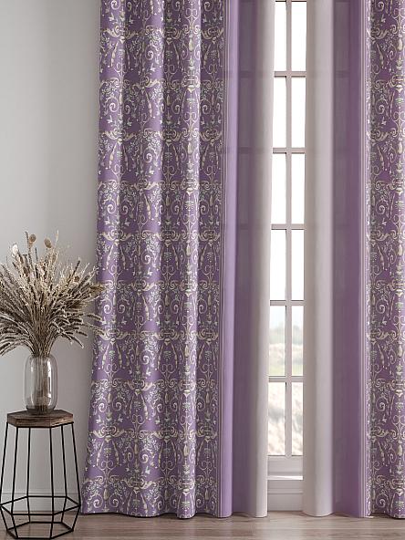 Комплект штор Честин (сиреневый) - фото 4