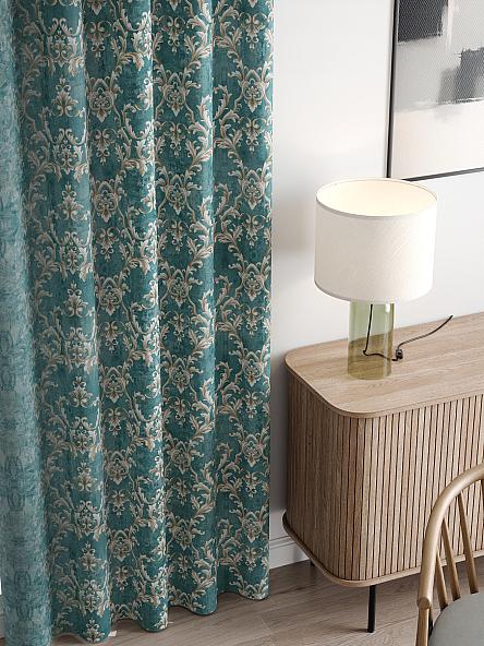 Комплект штор Лендис (зеленый) - фото 3