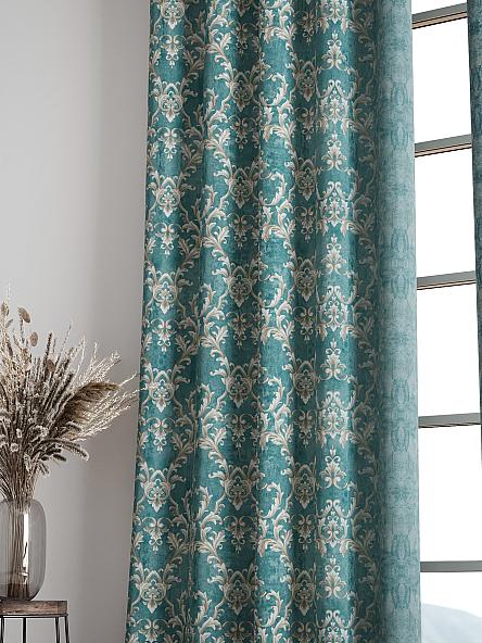 Комплект штор Лендис (зеленый) - фото 6