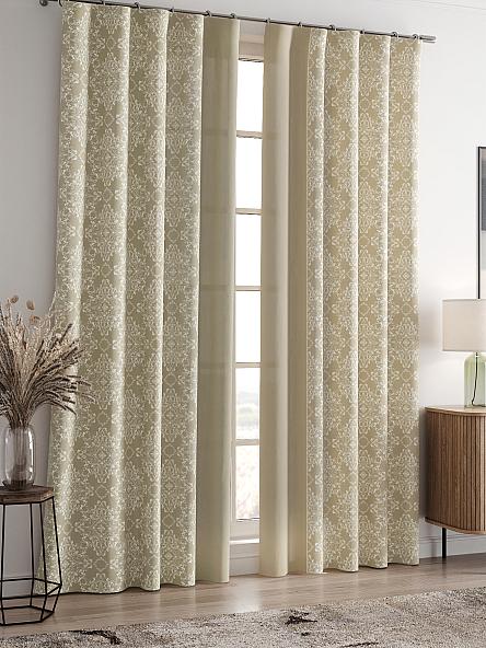 Комплект штор Гирин (бежевый) - фото 2