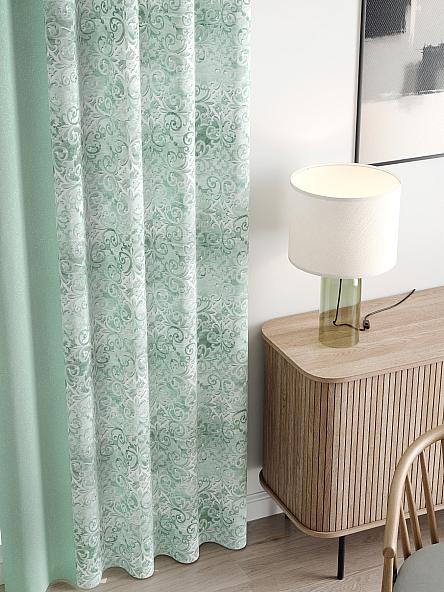 Комплект штор Кастер (мятный) - фото 3