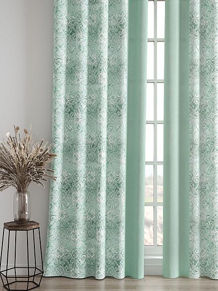 Комплект штор Кастер (мятный) - фото 4