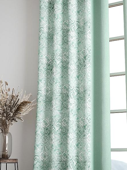 Комплект штор Кастер (мятный) - фото 6