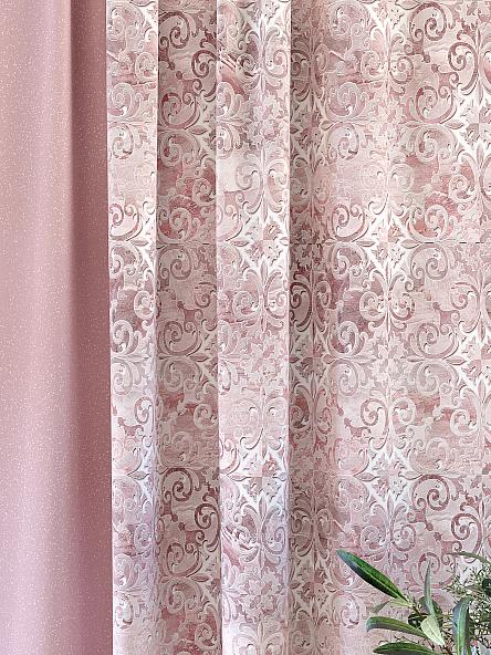 Комплект штор Кастер (розовый) - фото 2