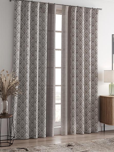 Комплект штор Эгберт (коричневый) - фото 2