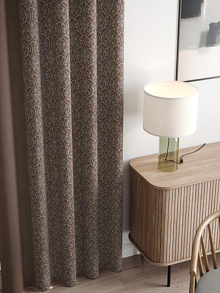 Комплект штор Лабринис (коричневый) - фото 3