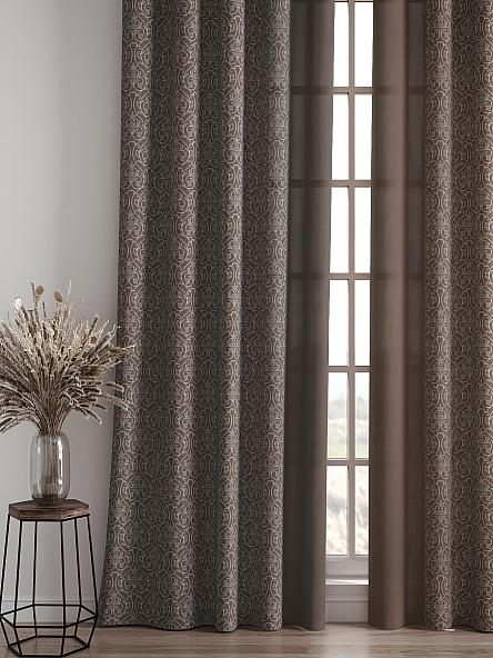 Комплект штор Лабринис (коричневый) - фото 4