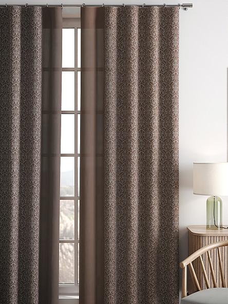 Комплект штор Лабринис (коричневый) - фото 5