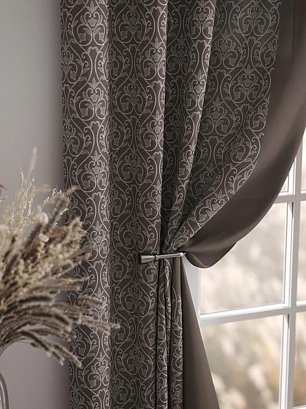 Комплект штор Лабринис (коричневый) - фото 7