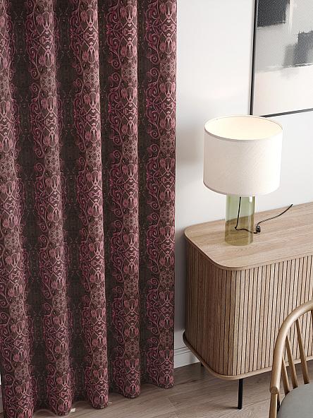 Комплект штор Вилас (вишневый) - фото 3