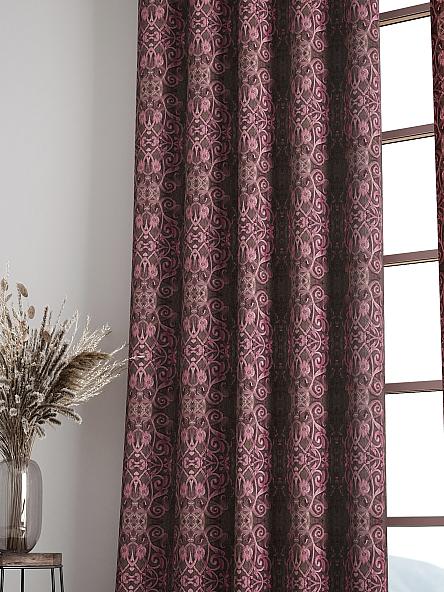 Комплект штор Вилас (вишневый) - фото 6
