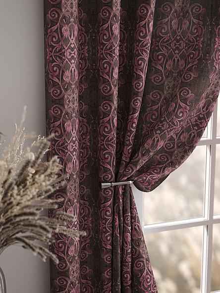 Комплект штор Вилас (вишневый) - фото 7