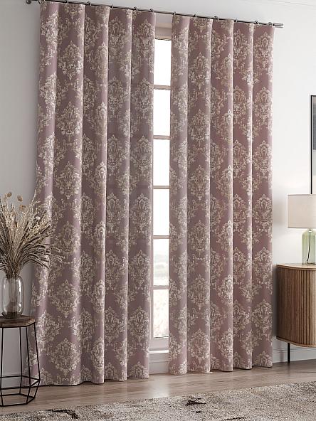 Комплект штор Луврис (пыльно-розовый) - фото 2