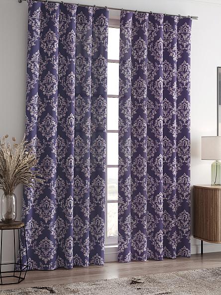 Комплект штор Луврис (фиолетовый) - фото 2