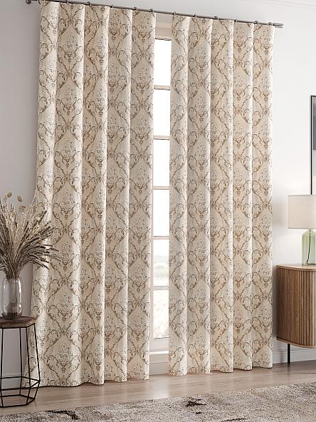 Комплект штор Альфрин (бежевый) - фото 2