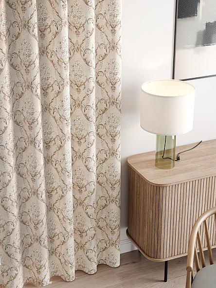 Комплект штор Альфрин (бежевый) - фото 3