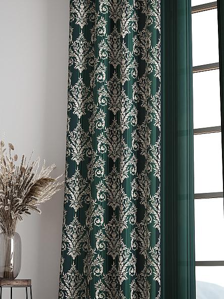 Комплект штор Баринс (зеленый) - фото 6